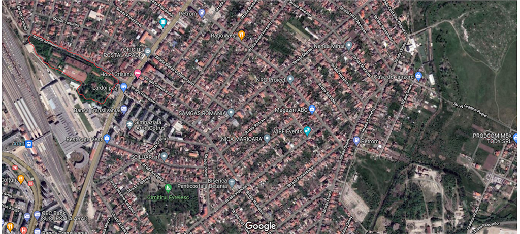gradiste-arad-google-maps